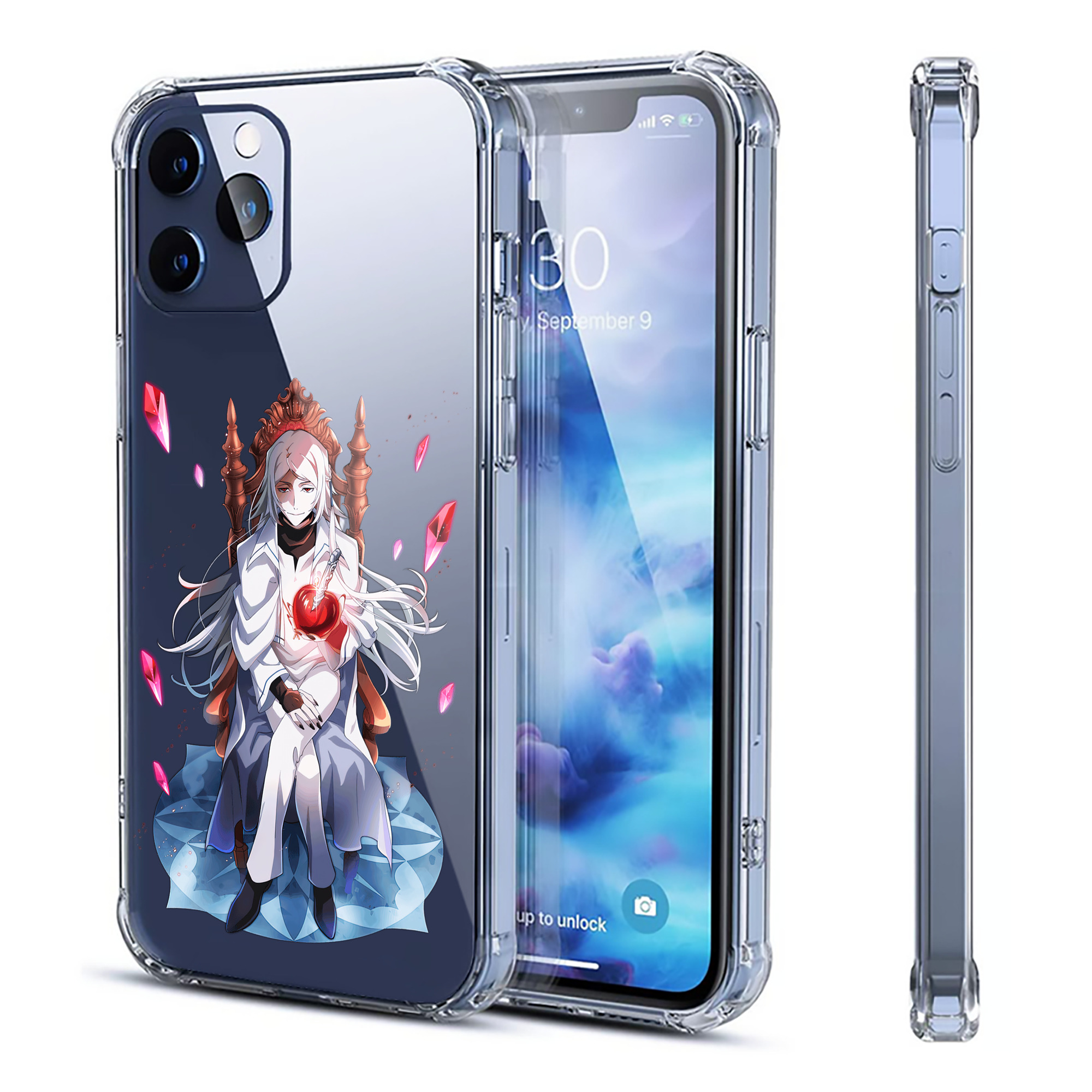 （画像用） 文豪ストレイドッグス Bungo Stray Dogs 【iPhone 12シリーズ対応】透明スマホケース（クリアソフトケース）